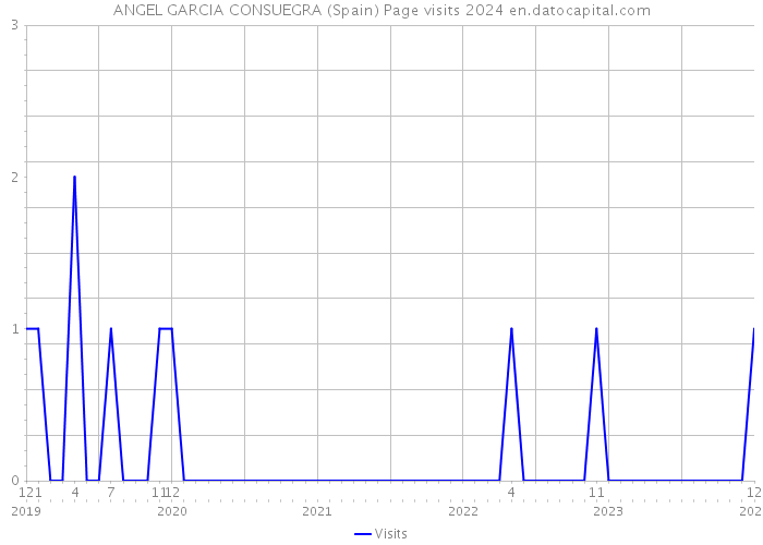 ANGEL GARCIA CONSUEGRA (Spain) Page visits 2024 