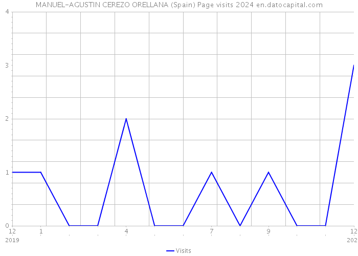 MANUEL-AGUSTIN CEREZO ORELLANA (Spain) Page visits 2024 