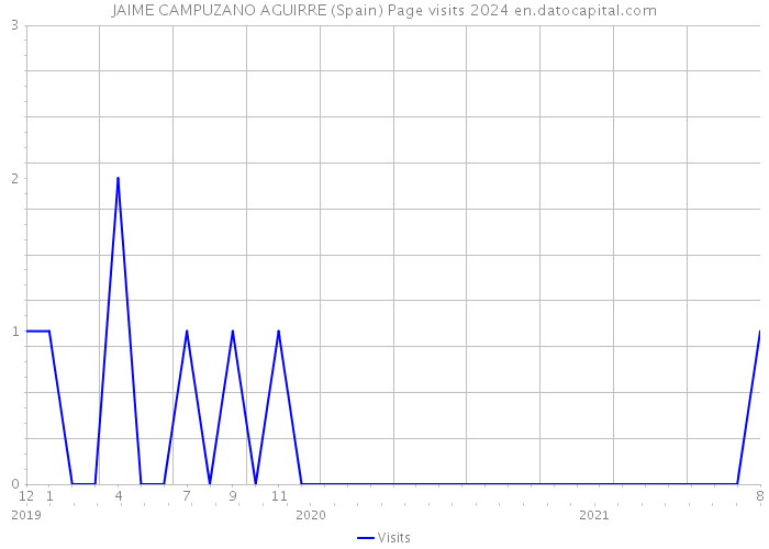 JAIME CAMPUZANO AGUIRRE (Spain) Page visits 2024 