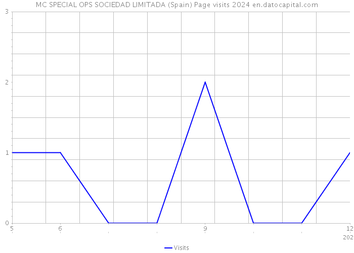 MC SPECIAL OPS SOCIEDAD LIMITADA (Spain) Page visits 2024 