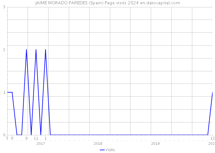 JAIME MORADO PAREDES (Spain) Page visits 2024 