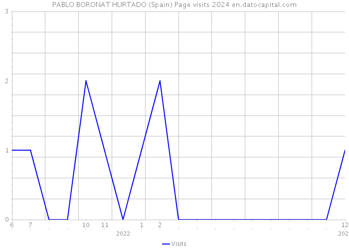 PABLO BORONAT HURTADO (Spain) Page visits 2024 