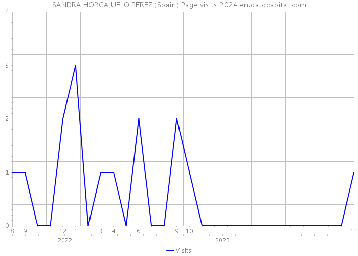 SANDRA HORCAJUELO PEREZ (Spain) Page visits 2024 