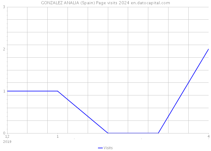 GONZALEZ ANALIA (Spain) Page visits 2024 