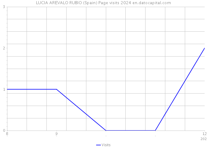 LUCIA AREVALO RUBIO (Spain) Page visits 2024 