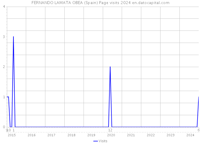 FERNANDO LAMATA OBEA (Spain) Page visits 2024 