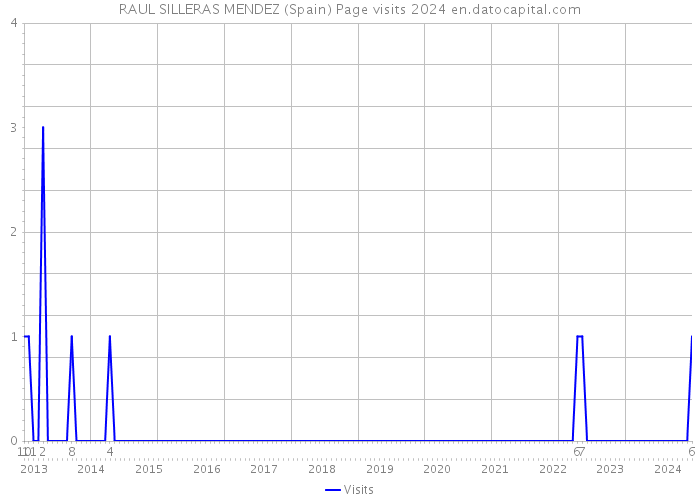 RAUL SILLERAS MENDEZ (Spain) Page visits 2024 