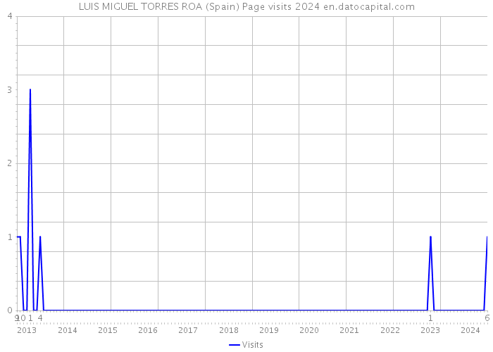 LUIS MIGUEL TORRES ROA (Spain) Page visits 2024 