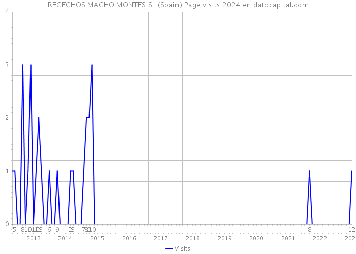 RECECHOS MACHO MONTES SL (Spain) Page visits 2024 