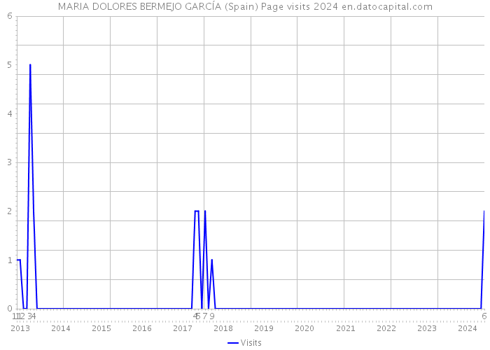 MARIA DOLORES BERMEJO GARCÍA (Spain) Page visits 2024 