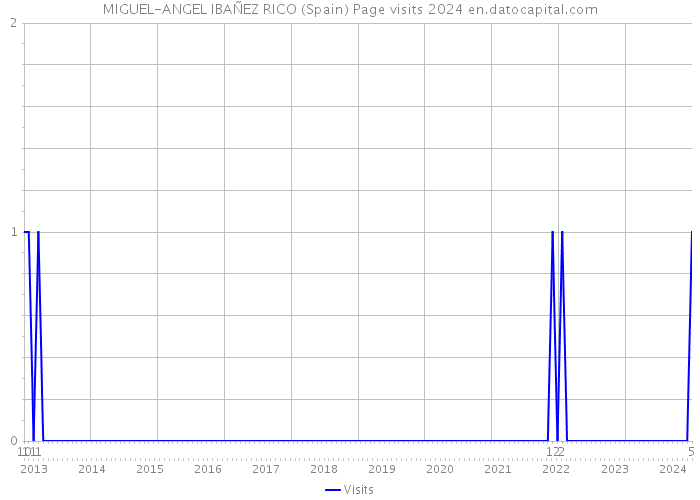 MIGUEL-ANGEL IBAÑEZ RICO (Spain) Page visits 2024 