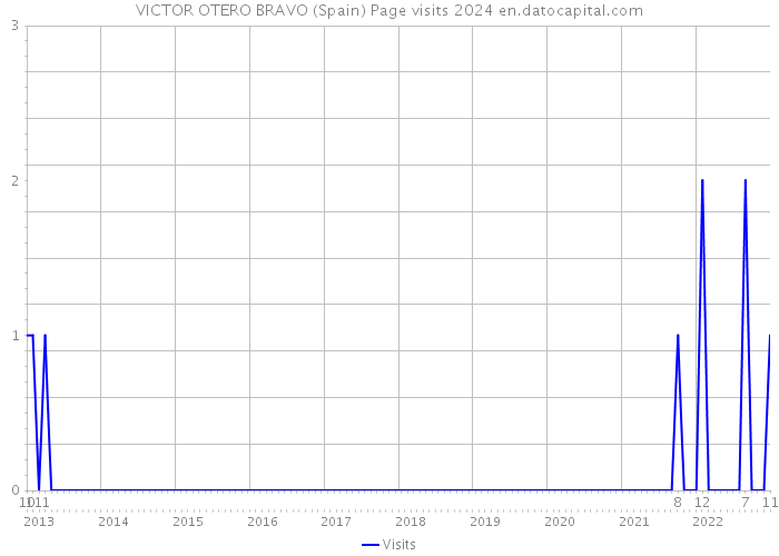 VICTOR OTERO BRAVO (Spain) Page visits 2024 