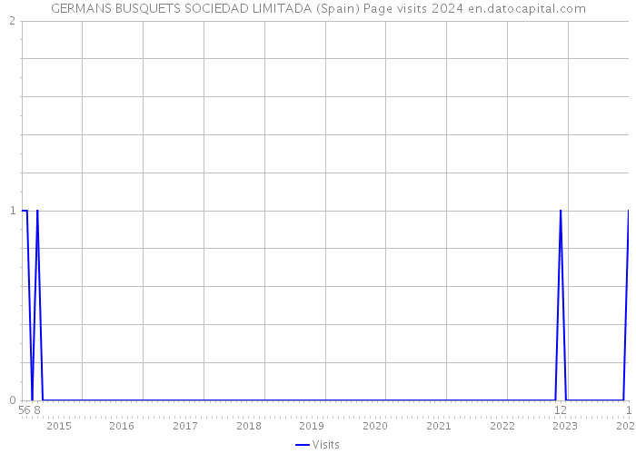 GERMANS BUSQUETS SOCIEDAD LIMITADA (Spain) Page visits 2024 