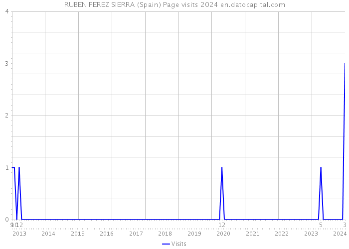 RUBEN PEREZ SIERRA (Spain) Page visits 2024 