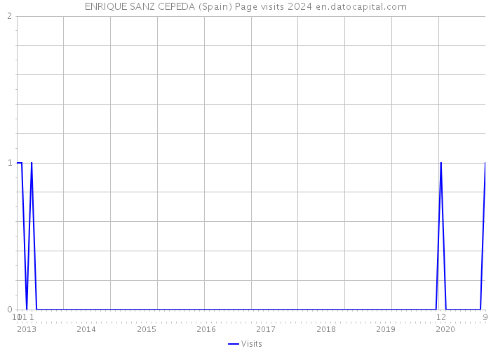 ENRIQUE SANZ CEPEDA (Spain) Page visits 2024 