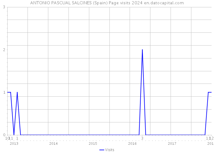 ANTONIO PASCUAL SALCINES (Spain) Page visits 2024 
