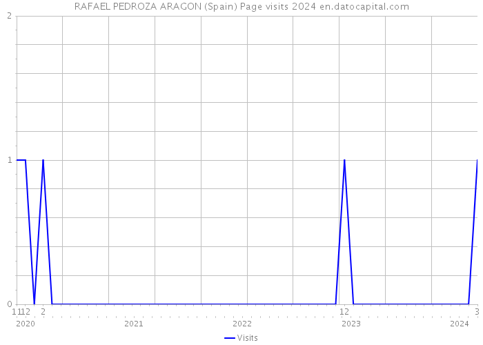 RAFAEL PEDROZA ARAGON (Spain) Page visits 2024 