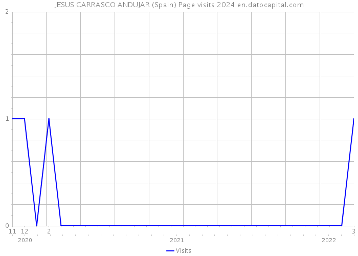 JESUS CARRASCO ANDUJAR (Spain) Page visits 2024 