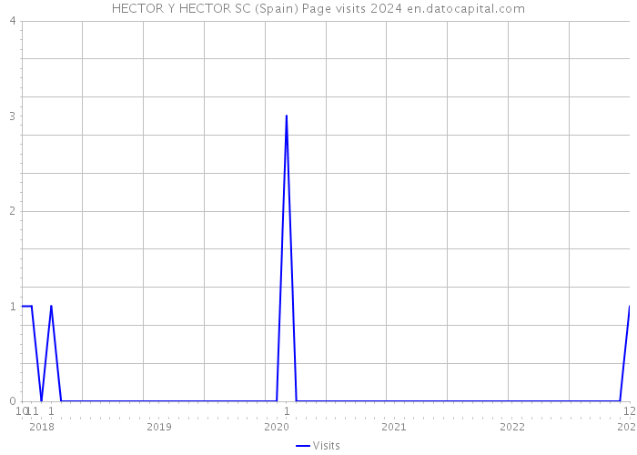 HECTOR Y HECTOR SC (Spain) Page visits 2024 