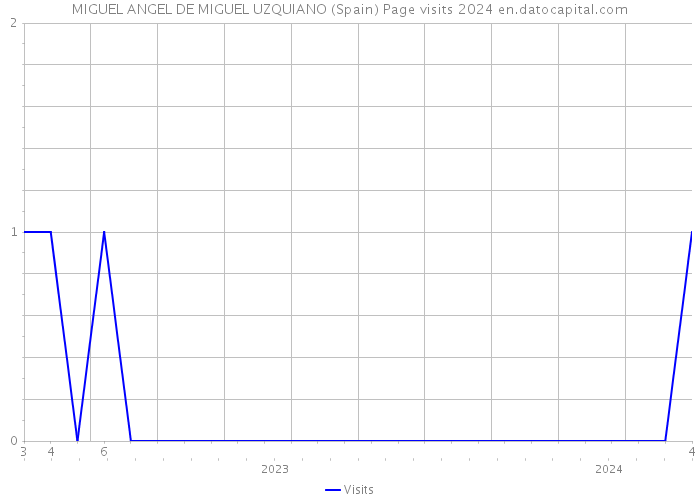 MIGUEL ANGEL DE MIGUEL UZQUIANO (Spain) Page visits 2024 
