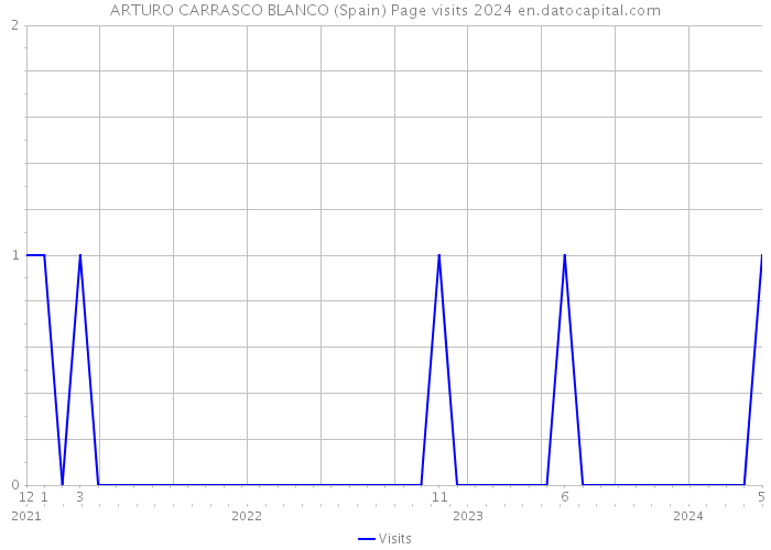 ARTURO CARRASCO BLANCO (Spain) Page visits 2024 