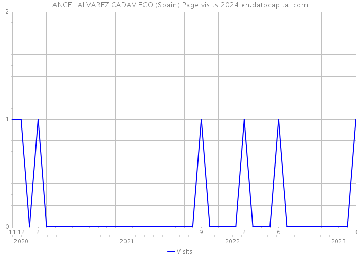 ANGEL ALVAREZ CADAVIECO (Spain) Page visits 2024 