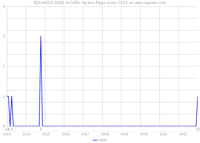 EDUARDO SILES ACUÑA (Spain) Page visits 2024 