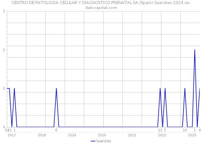 CENTRO DE PATOLOGIA CELULAR Y DIAGNOSTICO PRENATAL SA (Spain) Searches 2024 