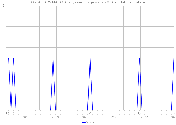 COSTA CARS MALAGA SL (Spain) Page visits 2024 
