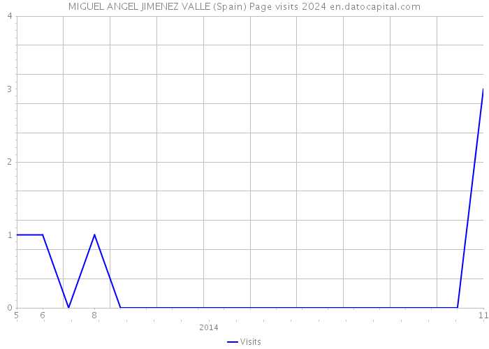 MIGUEL ANGEL JIMENEZ VALLE (Spain) Page visits 2024 
