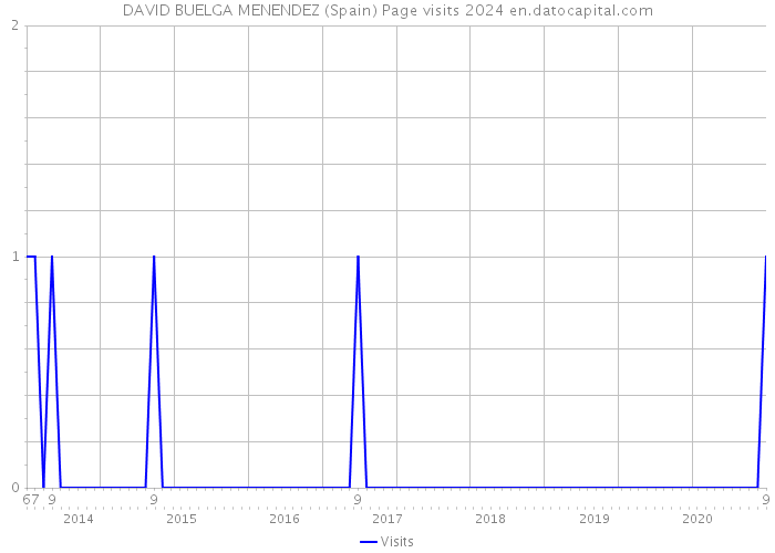 DAVID BUELGA MENENDEZ (Spain) Page visits 2024 