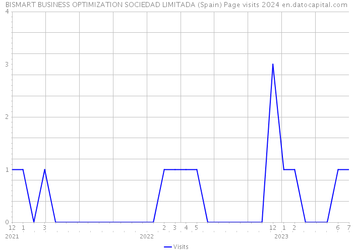BISMART BUSINESS OPTIMIZATION SOCIEDAD LIMITADA (Spain) Page visits 2024 