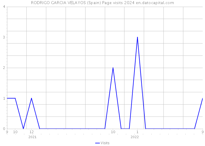 RODRIGO GARCIA VELAYOS (Spain) Page visits 2024 