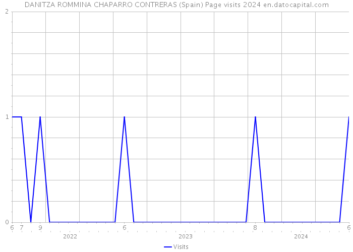 DANITZA ROMMINA CHAPARRO CONTRERAS (Spain) Page visits 2024 