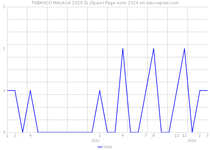 TABANCO MALAGA 2020 SL (Spain) Page visits 2024 