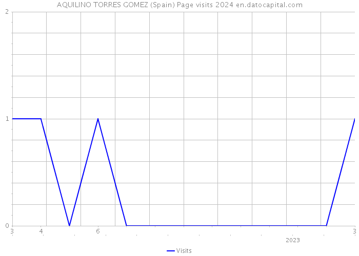 AQUILINO TORRES GOMEZ (Spain) Page visits 2024 