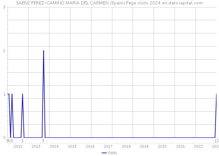 SAENZ PEREZ-CAMINO MARIA DEL CARMEN (Spain) Page visits 2024 