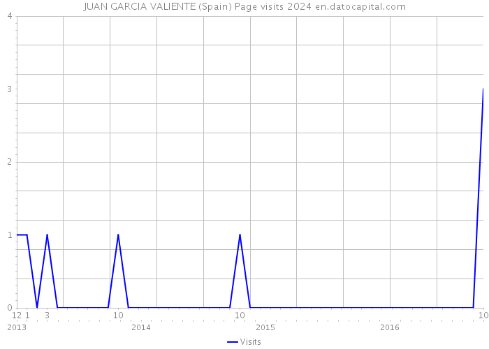 JUAN GARCIA VALIENTE (Spain) Page visits 2024 
