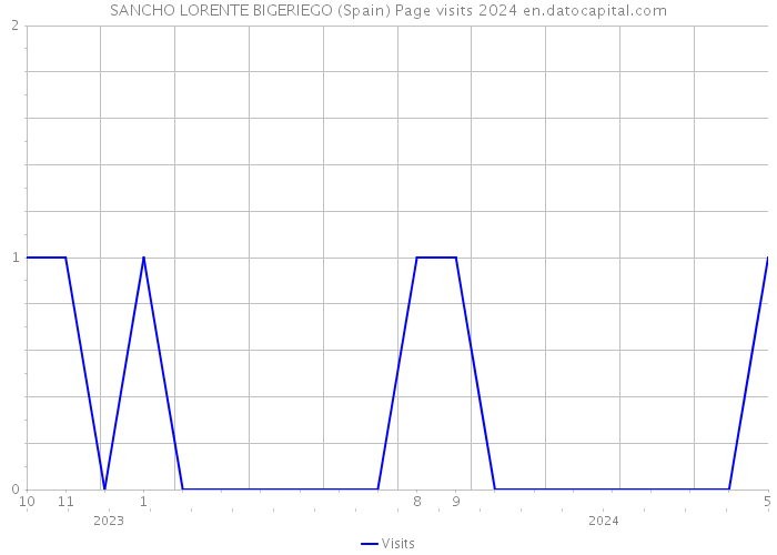SANCHO LORENTE BIGERIEGO (Spain) Page visits 2024 