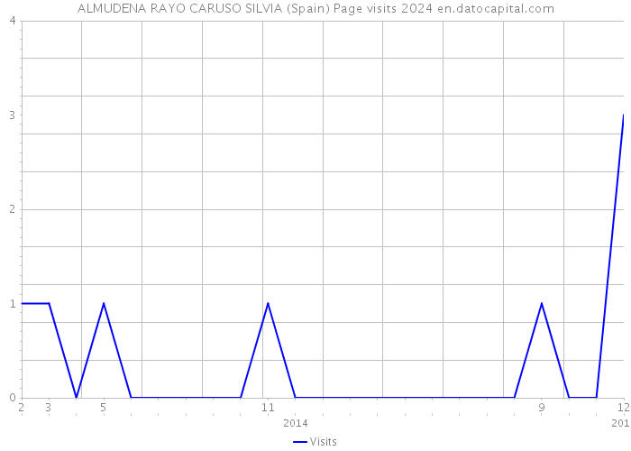 ALMUDENA RAYO CARUSO SILVIA (Spain) Page visits 2024 