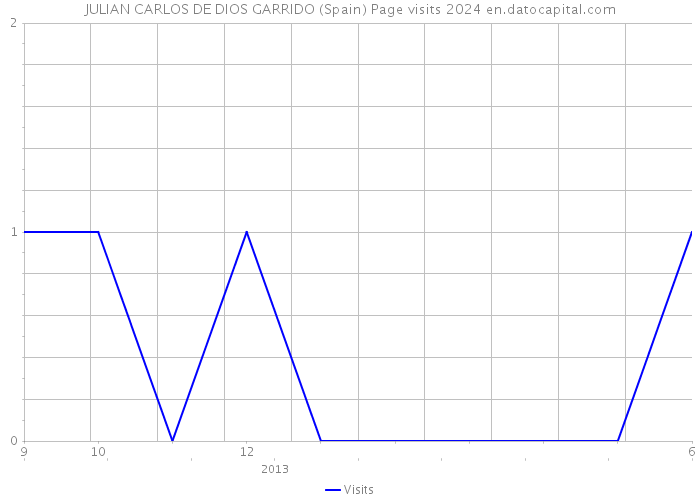 JULIAN CARLOS DE DIOS GARRIDO (Spain) Page visits 2024 