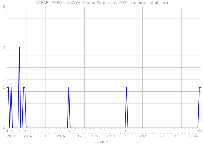 RAFAEL PABON ANAYA (Spain) Page visits 2024 