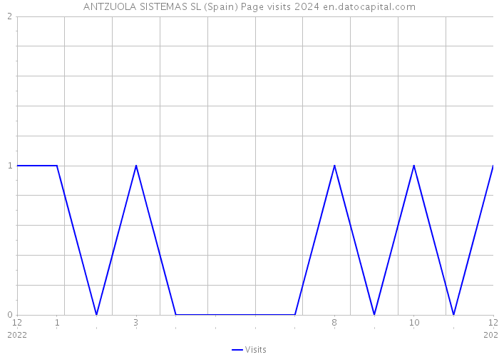 ANTZUOLA SISTEMAS SL (Spain) Page visits 2024 