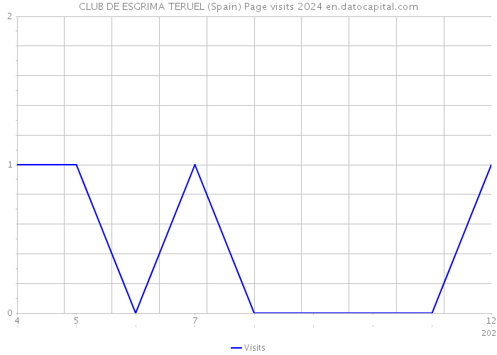 CLUB DE ESGRIMA TERUEL (Spain) Page visits 2024 