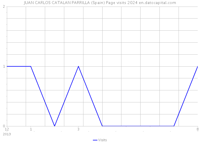 JUAN CARLOS CATALAN PARRILLA (Spain) Page visits 2024 