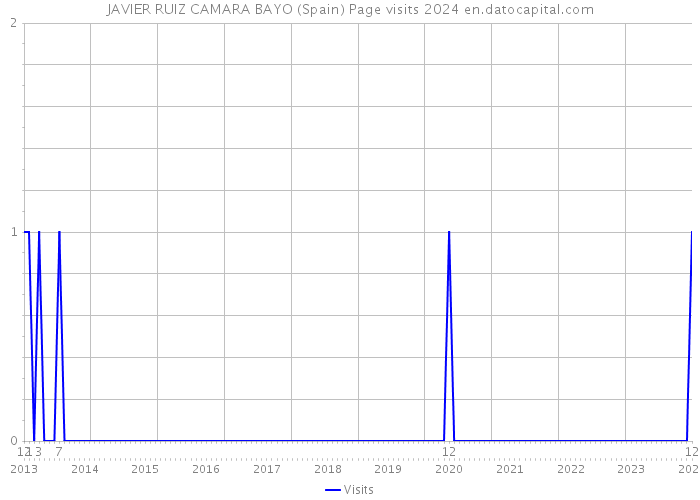 JAVIER RUIZ CAMARA BAYO (Spain) Page visits 2024 