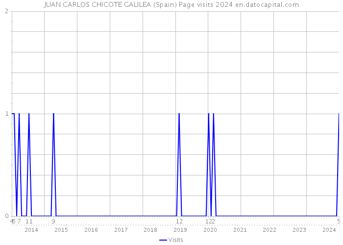 JUAN CARLOS CHICOTE GALILEA (Spain) Page visits 2024 