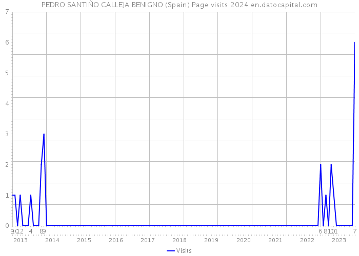PEDRO SANTIÑO CALLEJA BENIGNO (Spain) Page visits 2024 