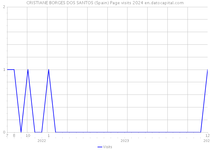 CRISTIANE BORGES DOS SANTOS (Spain) Page visits 2024 