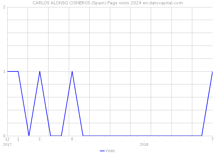 CARLOS ALONSO CISNEROS (Spain) Page visits 2024 